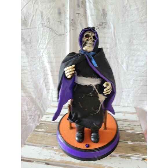 Telco grim reaper animated Halloween home decor vintage 1997 - Picture 1 of 9